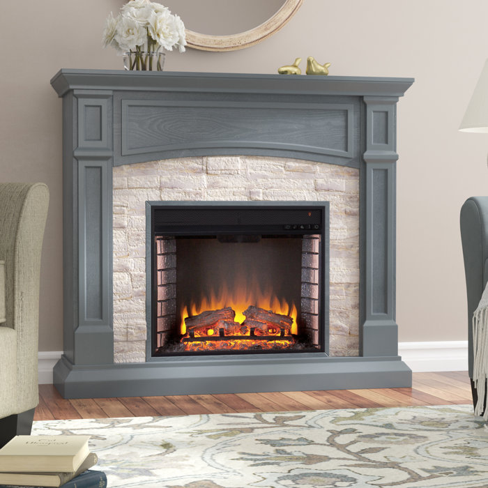 Alcott Hill Shanley Electric Fireplace & Reviews | Wayfair.ca